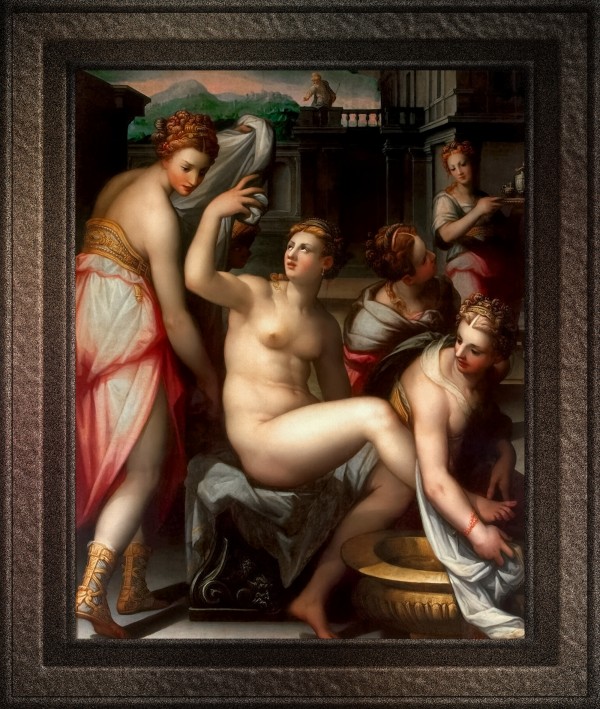 Bathsheba by Giovanni Battista Naldini Old Masters Fine Art Reproduction by xzendor7